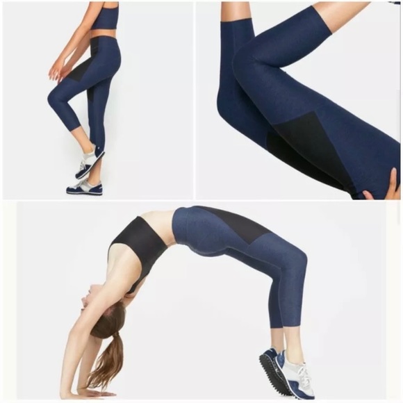 Outdoor Voices 3/4 Two-Tone Warmup Leggings XS NWT - Picture 2 of 10